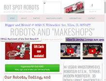 Tablet Screenshot of mybotspot.com